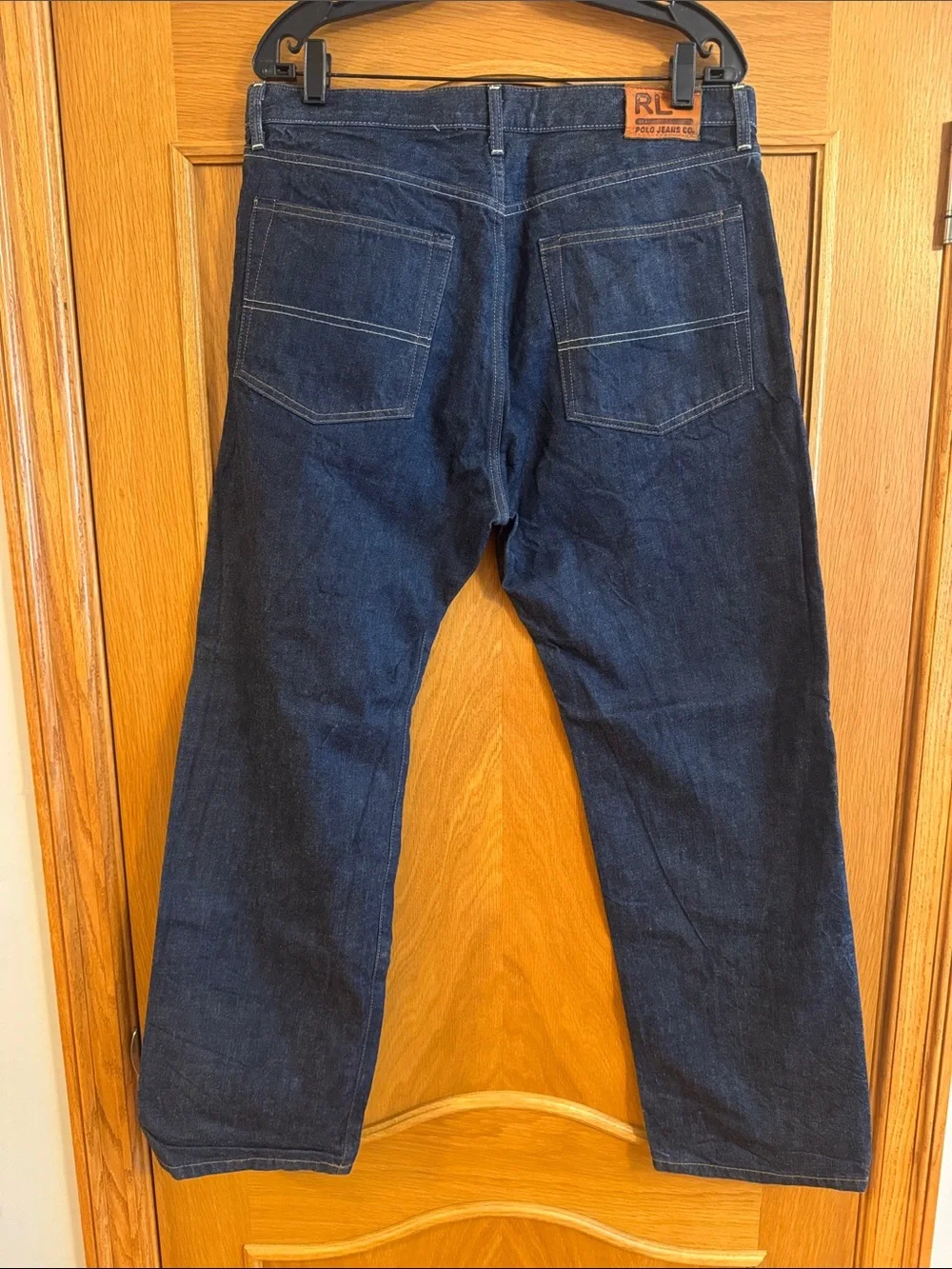 Vintage Polo Jeans Company RL Hayden Relaxed Straight Leg Dark Wash Jeans 34x30